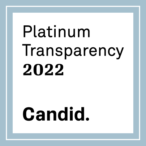 Platinum Transparency 2022 seal from Candid